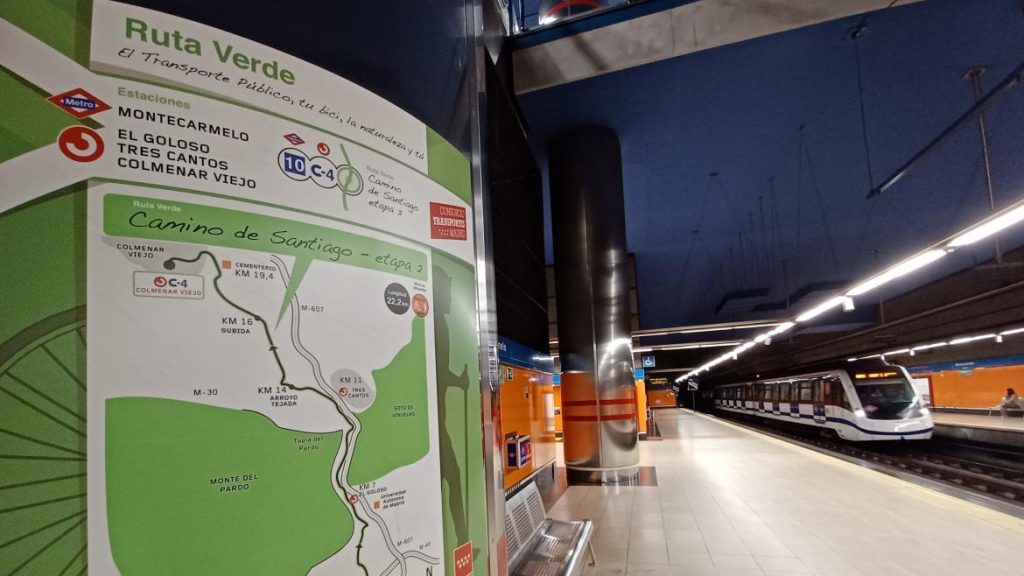 Etapas del camino de Santiago a su paso por Madrid