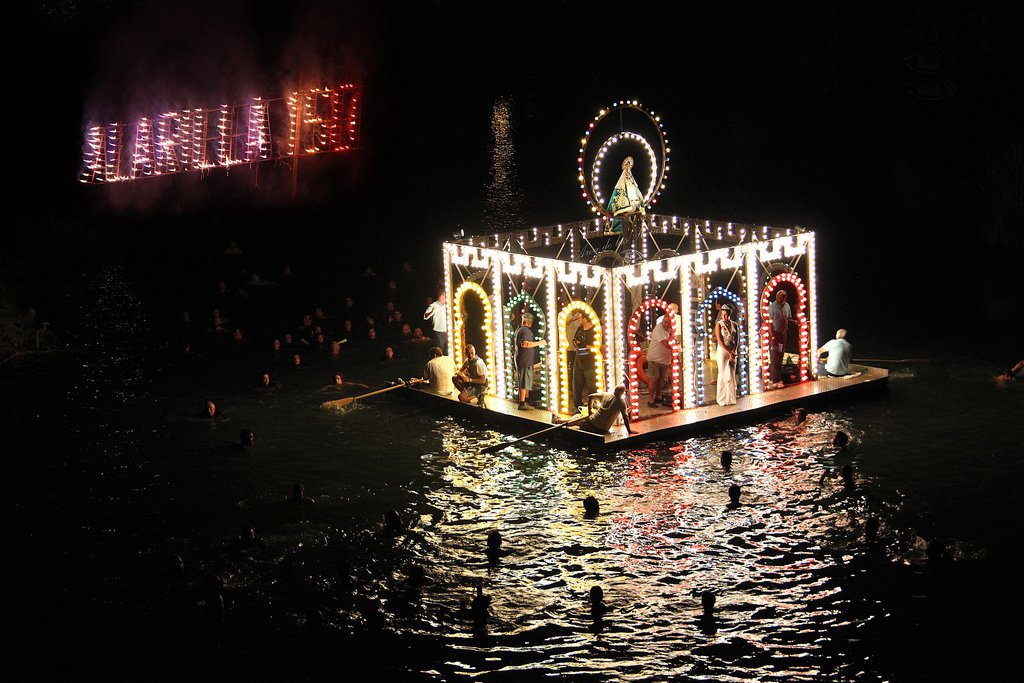 única procesión fluvial de Madrid