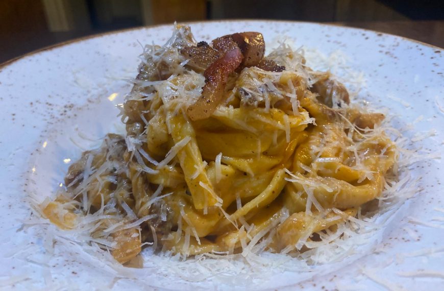 Calabaza de Madrid para celebrar Halloween y Todos los Santos en el restaurante italiano Cipressi