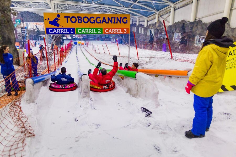 tobogán en la nieve en Madrid