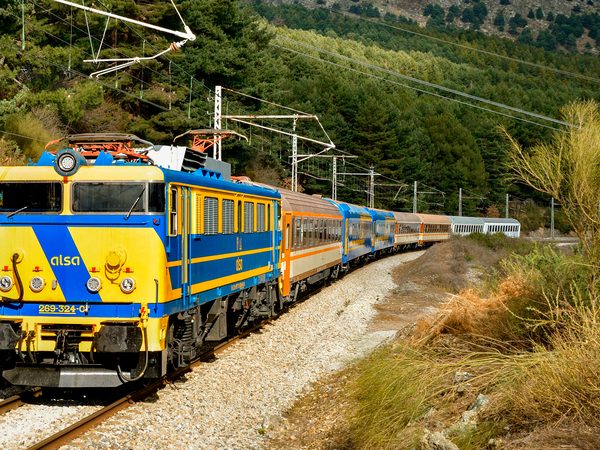 sierra de guadarrama en tren