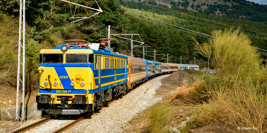 sierra de guadarrama en tren