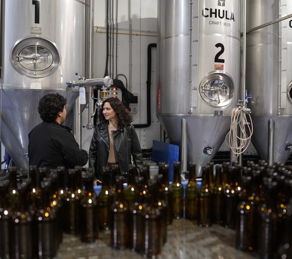 la cerveza que se elabora con agua de Madrid