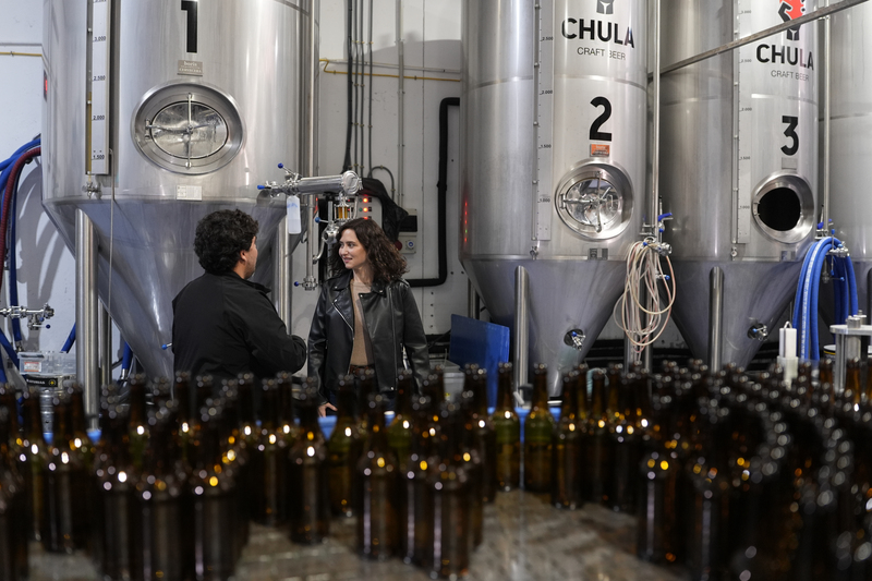 la cerveza que se elabora con agua de Madrid