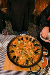 Paellada entre viñedos en Cadalso de los Vidrios